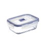 Hermetic Lunch Box Luminarc Pure Box Active 16 x 11 cm 820 ml Bicoloured Glass (6 Units) by Luminarc, Food storage - Ref: S27...