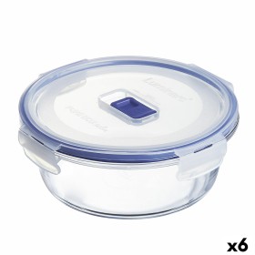 Hermetic Lunch Box Luminarc Pure Box Active 920 ml 15 x 7 cm Bicoloured Glass (6 Units) by Luminarc, Food storage - Ref: S270...