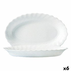 Plat à Gratin Luminarc Trianon Blanc verre (Ø 35 cm) (6 Unités) de Luminarc, Plats et plateaux - Réf : S2709182, Prix : 26,51...