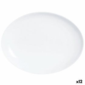 Serving Platter Luminarc Diwali Oval White Glass (33 x 25 cm) (12 Units) by Luminarc, Plates and dishes - Ref: S2709250, Pric...