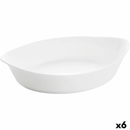 Teglia da Cucina Luminarc Smart Cuisine Ovale Bianco Vetro 28 x 17 cm (6 Unità) di Luminarc, Piatti e teglie - Rif: S2709288,...