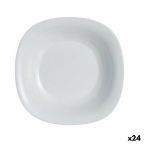 Flacher Teller Bidasoa Fosil Weiß aus Keramik Oval 28 x 24,8 x 2,5 cm (6 Stück) | Tienda24 - Global Online Shop Tienda24.eu