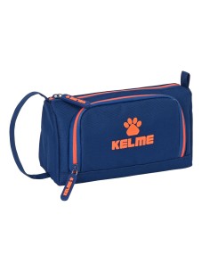 Estojo Escolar com Acessórios Kelme Navy blue Laranja Azul Marinho 20 x 11 x 8.5 cm (32 Peças) de Kelme, Estojos - Ref: S4308...