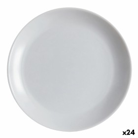 Assiette plate Luminarc Diwali Granit Gris verre 25 cm Verre trempé (24 Unités) de Luminarc, Plats et plateaux - Réf : S27093...