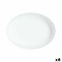 Recipiente de Cozinha Luminarc Trianon Oval Branco Vidro 31 x 24 cm (6 Unidades) de Luminarc, Pratos e fontes - Ref: S2709456...