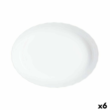 Plat à Gratin Luminarc Trianon Oblongue Blanc verre 31 x 24 cm (6 Unités) | Tienda24 - Global Online Shop Tienda24.eu