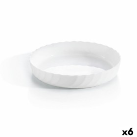 Fuente de Cocina Luminarc Trianon Ovalado Blanco Vidrio (Ø 26 cm) (6 Unidades) de Luminarc, Platos y fuentes - Ref: S2709457,...