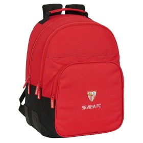 Mochila Escolar Sevilla Fútbol Club Negro Rojo 32 