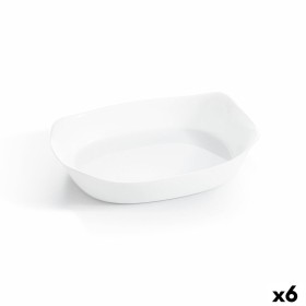 Serving Platter Luminarc Smart Cuisine Rectangular White Glass 30 x 22 cm (6 Units) by Luminarc, Plates and dishes - Ref: S27...