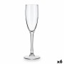 Champagne glass Luminarc Duero Transparent Glass (170 ml) (6 Units) by Luminarc, Champagne flute - Ref: S2709512, Price: 17,1...