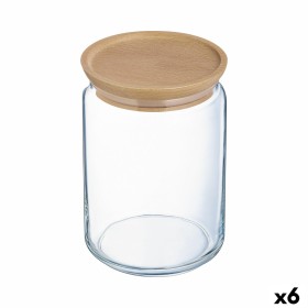 Jar Luminarc Pav Transparent Glass (1 L) (6 Units) by Luminarc, Food storage - Ref: S2709521, Price: 46,08 €, Discount: %