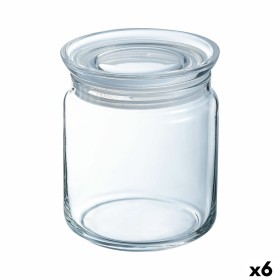 Jar Luminarc Pav Transparent Silicone Glass (1 L) (6 Units) by Luminarc, Airtight jars and accessories - Ref: S2709580, Price...