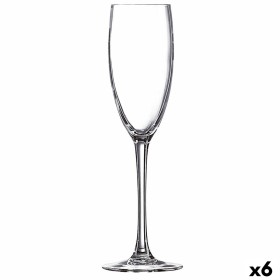 Copa de champán Ebro Transparente Vidrio (160 ml) (6 Unidades) de BigBuy Home, Copas de champán - Ref: S2709599, Precio: 17,1...