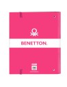 Ringbuch Benetton Raspberry Pink (27 x 32 x 3.5 cm) | Tienda24 Tienda24.eu