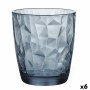 Glass Bormioli Rocco Diamond Blue Glass (390 ml) (6 Units) by Bormioli Rocco, Tumblers - Ref: S2709686, Price: 11,80 €, Disco...