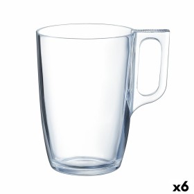 Taza Luminarc Transparente Vidrio (320 ml) (6 Unidades) de Luminarc, Tazas - Ref: S2709827, Precio: 11,35 €, Descuento: %