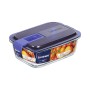 Fiambrera Hermética Luminarc Easy Box Azul Vidrio (6 Unidades) (820 ml) de Luminarc, Almacenamiento de alimentos - Ref: S2709...