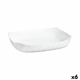 Nudelteller Bidasoa Fosil Weiß aus Keramik 21,9 x 21,3 x 6,8 cm (6 Stück) | Tienda24 - Global Online Shop Tienda24.eu