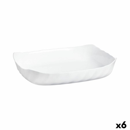 Teglia da Cucina Luminarc Smart Cuisine Rettangolare Bianco Vetro 33 x 27 cm (6 Unità) | Tienda24 - Global Online Shop Tienda24.eu