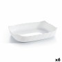 Fuente de Cocina Luminarc Smart Cuisine Rectangular Blanco Vidrio 29 x 30 cm (6 Unidades) de Luminarc, Platos y fuentes - Ref...