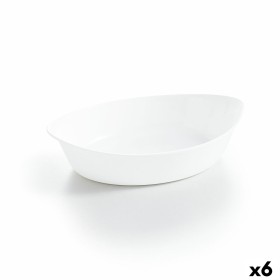 Serving Platter Luminarc Smart Cuisine Oval White Glass 25 x 15 cm (6 Units) by Luminarc, Plates and dishes - Ref: S2709842, ...