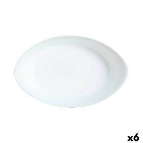 Serving Platter Luminarc Smart Cuisine Oval White Glass 21 x 13 cm (6 Units) by Luminarc, Plates and dishes - Ref: S2709843, ...