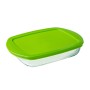 Fiambrera Rectangular con Tapa Pyrex Prep&store Px Verde 1,6 L 28 x 20 cm Vidrio (5 Unidades) de Pyrex, Almacenamiento de ali...