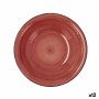 Deep Plate Quid Vita Ceramic Red (ø 21,5 cm) (12 Units) | Tienda24 - Global Online Shop Tienda24.eu