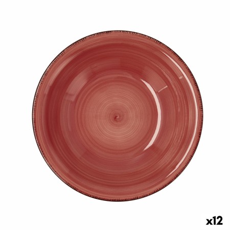 Piatto Fondo Quid Vita Ceramica Rosso (ø 21,5 cm) (12 Unità) | Tienda24 - Global Online Shop Tienda24.eu