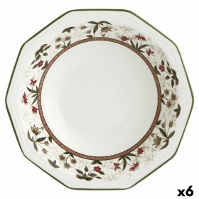 Piatto Fondo Queen´s By Churchill Assam Floreale Ceramica servizio di piatti Ø 20,5 cm (6 Unità) di Queen´s, Piatti e teglie ...