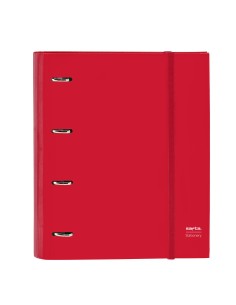 Raccoglitore ad anelli Safta Rojo Rosso (27 x 32 x 3.5 cm) da Safta, Armadi schedari - Ref: S4308340, Precio: 11,83 €, Descue...