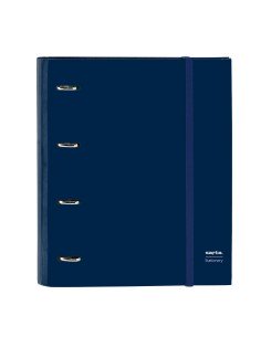 Carpeta de anillas Munich Nautic Azul marino 27 x 32 x 3.5 cm | Tienda24 Tienda24.eu