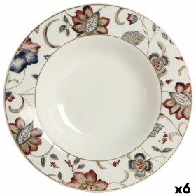 Deep Plate Queen´s By Churchill Jacobean Floral Ceramic China crockery 22,8 cm (6 Units) by Queen´s, Plates and dishes - Ref:...