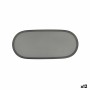 Plateau apéritif Bidasoa Gio Gris Plastique 28 x 12 cm (12 Unités) | Tienda24 - Global Online Shop Tienda24.eu