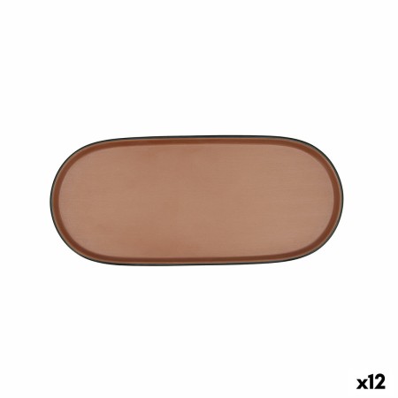 Snack tray Bidasoa Gio Brown Plastic 28 x 12 cm (12 Units) | Tienda24 - Global Online Shop Tienda24.eu