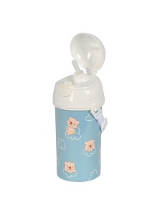 Bottiglia con Tappo e Cannuccia Safta Baby bear Azzurro PVC 500 ml da Safta, Bottiglie d'acqua - Ref: S4308446, Precio: €6.43...