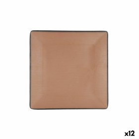 Assiette plate Bidasoa Gio 21,5 x 21,5 cm Marron Plastique de Bidasoa, Plats et plateaux - Réf : S2710120, Prix : 78,46 €, Re...