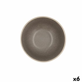 Bol Bidasoa Gio 15 x 4 cm Cerámica Gris (6 Unidades) de Bidasoa, Platos y fuentes - Ref: S2710146, Precio: 21,07 €, Descuento: %