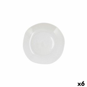 Assiette plate DKD Home Decor Blanc Porcelaine 27 x 27 x 2 cm | Tienda24 - Global Online Shop Tienda24.eu