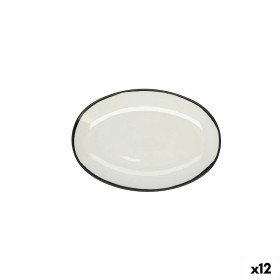 Assiette Quid Gastro Fun Petit Blanc Céramique 16,5 x 9,5 x 2 cm (6 Unités) (Pack 6x) | Tienda24 - Global Online Shop Tienda24.eu