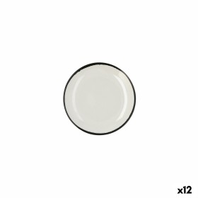 Assiette plate Ariane Vital Filo Céramique Blanc Ø 18 cm (12 Unités) de Ariane, Plats et plateaux - Réf : S2710208, Prix : 44...