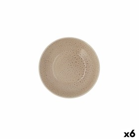 Piatto Fondo Bidasoa Fosil Bianco Nero Ceramica 21 x 21 x 4,7 cm (6 Unità) | Tienda24 - Global Online Shop Tienda24.eu