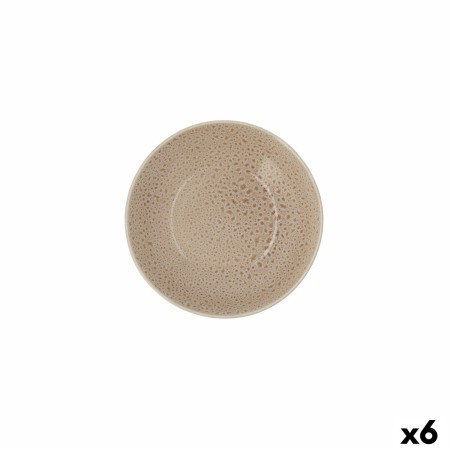 Suppenteller Ariane Porous aus Keramik Beige Ø 21 cm (6 Stück) | Tienda24 - Global Online Shop Tienda24.eu