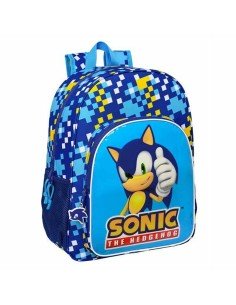 Zaino Scuola Sonic Speed 33 x 42 x 14 cm Azzurro 14 L da Sonic, Zainetti per bambini - Ref: S4308528, Precio: 17,94 €, Descue...