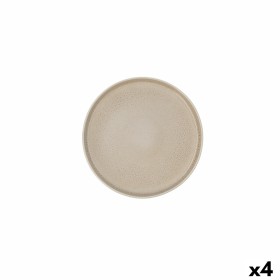 Flat plate Ariane Porous Ceramic Beige Ø 21 cm (4 Units) by Ariane, Plates and dishes - Ref: S2710224, Price: 43,92 €, Discou...