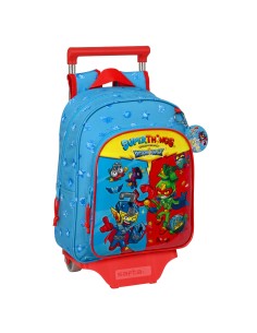 Trolley per la Scuola SuperThings Rescue force 27 x 33 x 10 cm Azzurro da SuperThings, Zainetti per bambini - Ref: S4308546, ...