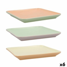 Prato de Jantar Bidasoa Ikonic Cinzento Plástico Melamina 20,7 x 13 x 2 cm (12 Unidades) (Pack 12x) | Tienda24 - Global Online Shop Tienda24.eu