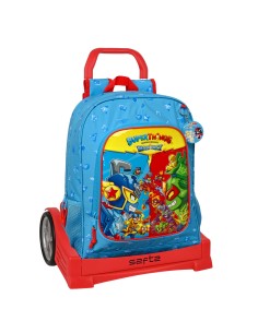 School Rucksack with Wheels My Little Pony Magic Pink Turquoise 33 x 42 x 14 cm | Tienda24 Tienda24.eu