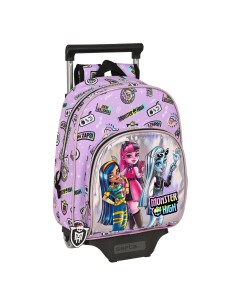 Trolley per la Scuola Monster High Best boos Lilla 28 x 34 x 10 cm da Monster High, Zainetti per bambini - Ref: S4308587, Pre...