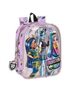 Zaino Scuola Monster High Best boos Lilla 22 x 27 x 10 cm da Monster High, Zainetti per bambini - Ref: S4308593, Precio: 12,1...